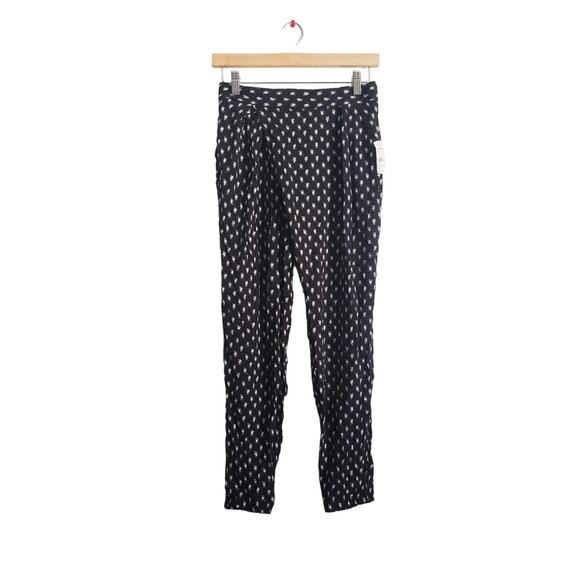 Free People NWT Printed Pants Size XS - Picture 1 of 6